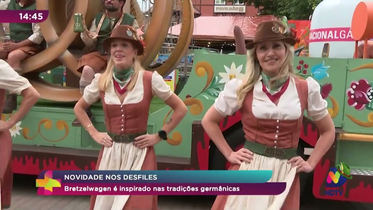 Novidade nos Desfiles: Bretzelwagen é inspirado nas tradições germânicas