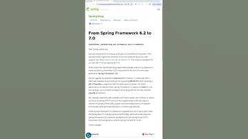 Spring Framework 7.0: Major Update Coming November 2025