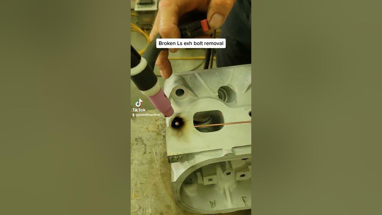 How we remove Broken exh bolts in aluminum heads ls1,5 YouTube