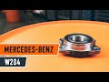 How to change rear wheel bearing MERCEDES-BENZ C W204 TUTORIAL | AUTODOC