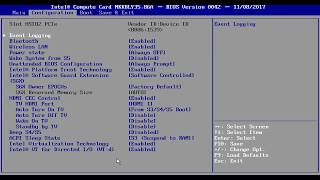 Intel Compute Card CD1M3128MK BIOS
