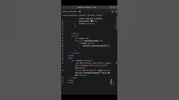 Bulb ON/OFF by Javascript #shorts #youtubeshorts #javascript #code #coding #html #css #viral #views