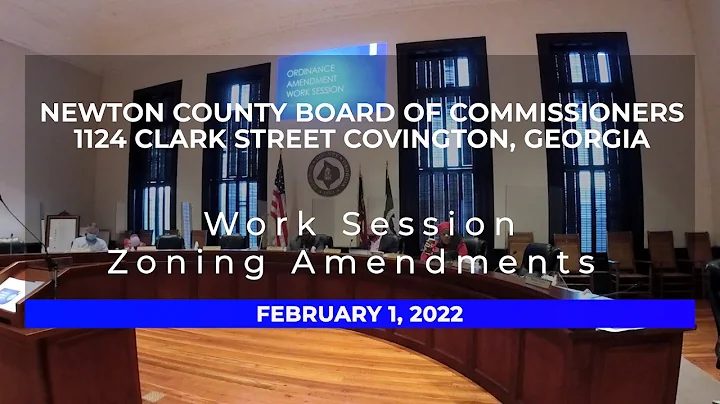 BOC Meeting Work Session Zoning Amendments   2 1 2...