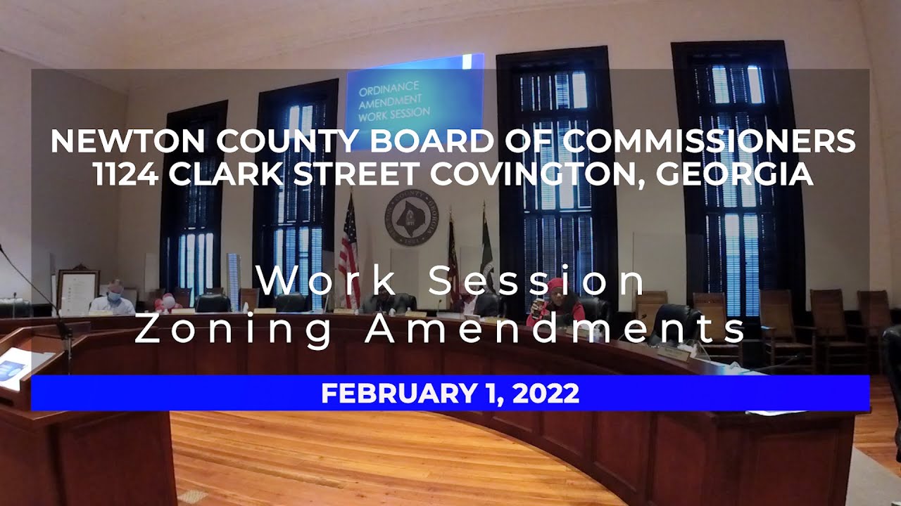 BOC Meeting Work Session Zoning Amendments 2 1 2022 - YouTube