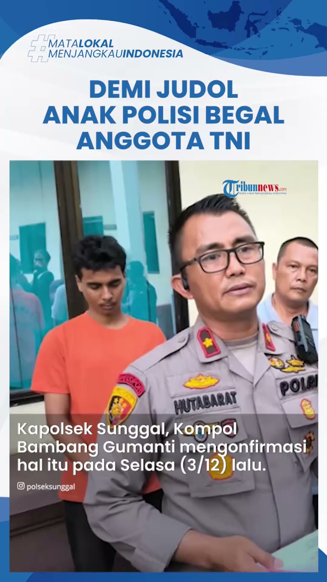 Anak Polisi Nekat Begal Anggota TNI yang Hendak Berdinas di Medan, Butuh Uang untuk Main Judi Online