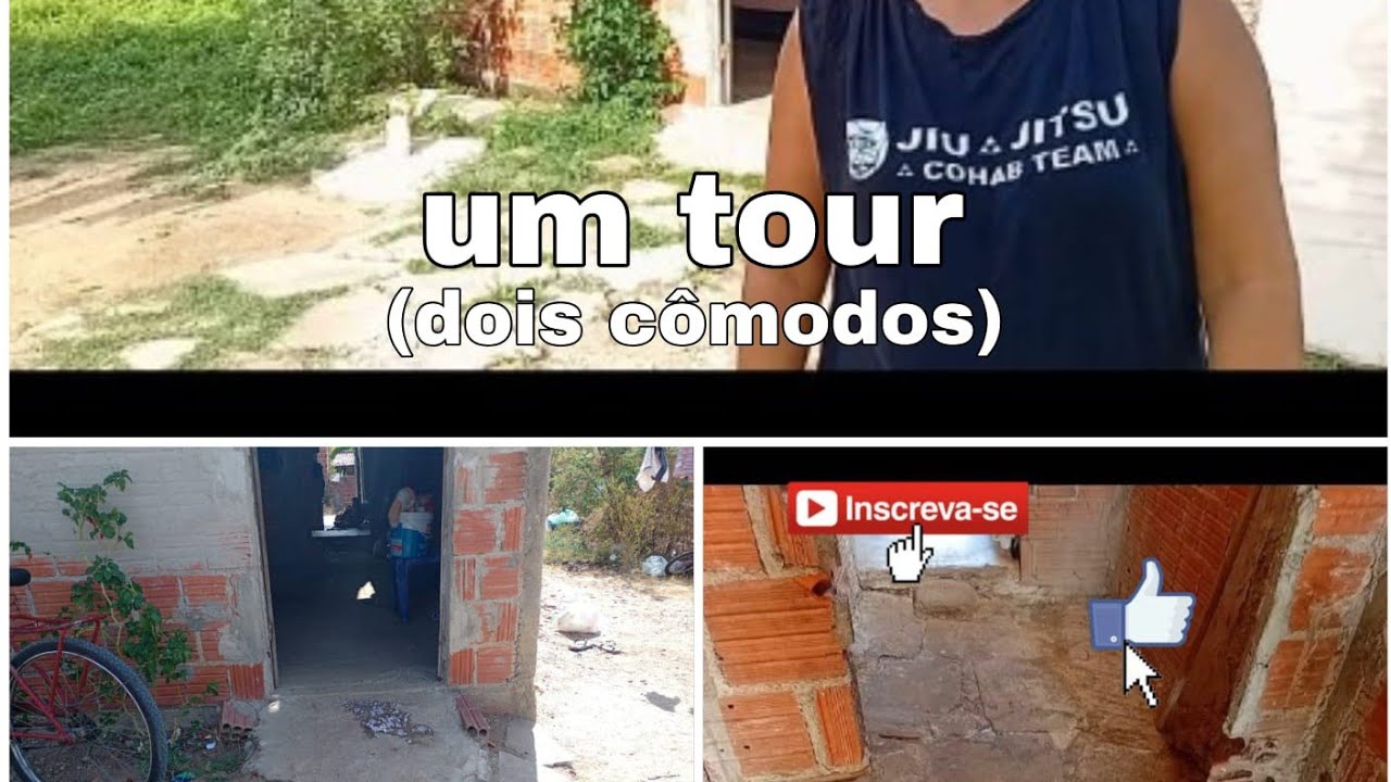 Tour  por minha  casa de  2 cômodos 