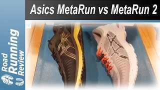 Asics MetaRun vs Asics MetaRun 2 - YouTube