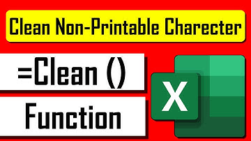 How to Use CLEAN Function in Excel