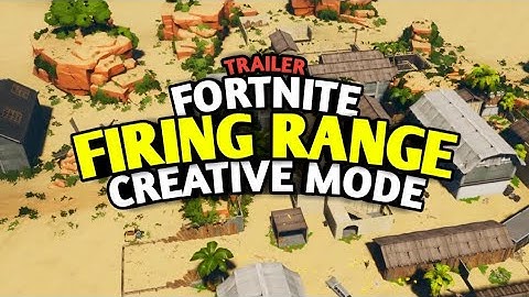 FIRING RANGE | TDM | Trailer (CODE IN DESCRIPTION) | Fortnite: Creative Mode