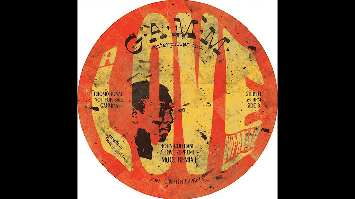 A Love Supreme Remix version - Remix performance video thumbnail