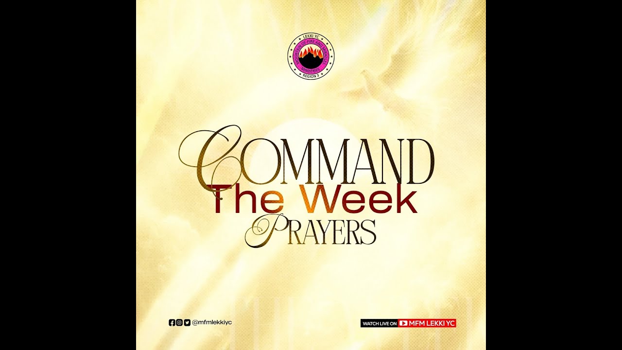 Command The Week Prayers | Virtual Gathering | 4th November, 2024 - YouTube