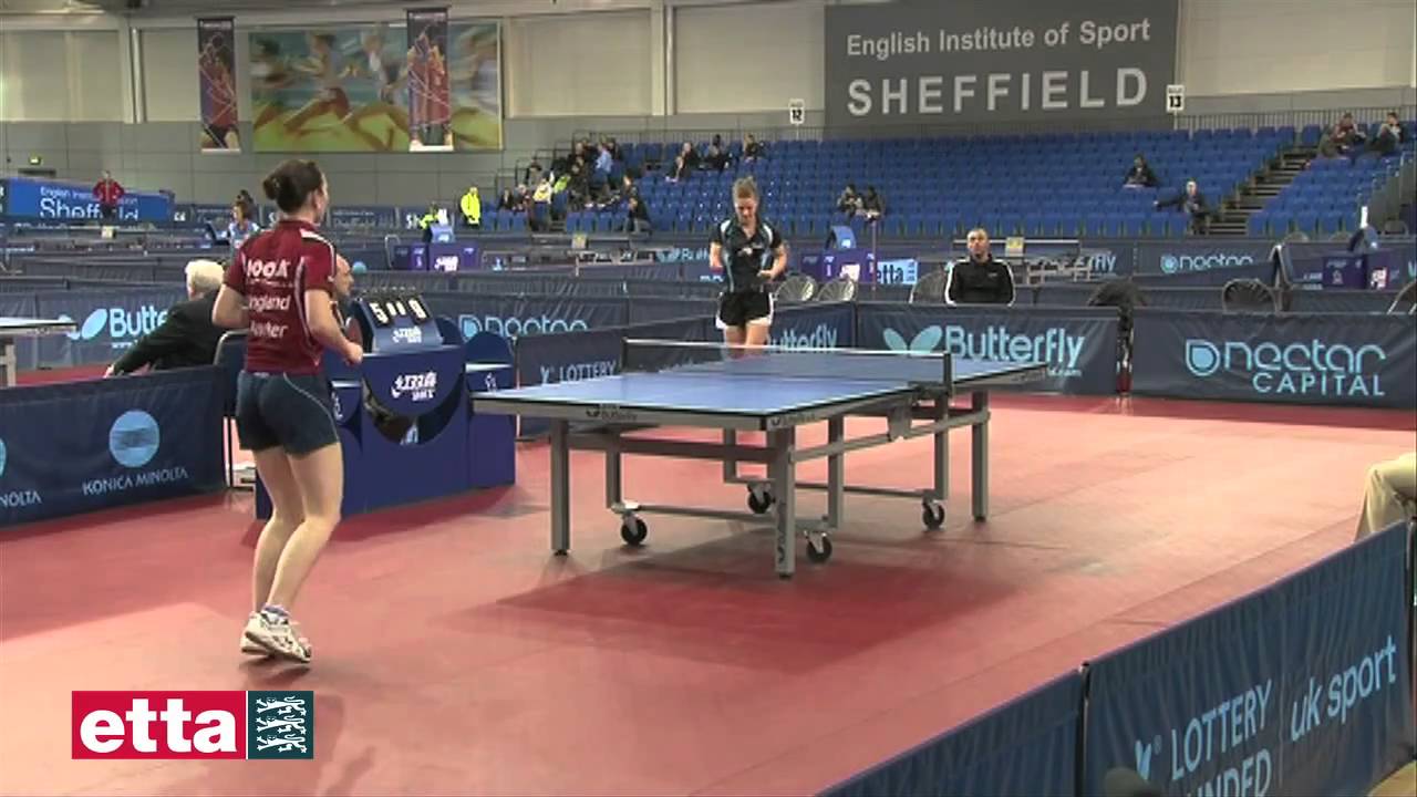 Joanna Parker v Natalia Partyka Poland pt1 66th English Open ITTF Pro Tour Table Tennis