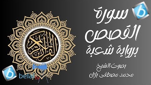 سورة القصص برواية شعبة بن عياش للشيخ محمد مصطفى بلال