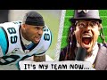 FAN QUESTIONS - Why Did Steve Smith Sr. Leave?? Cam Newton tells the story...