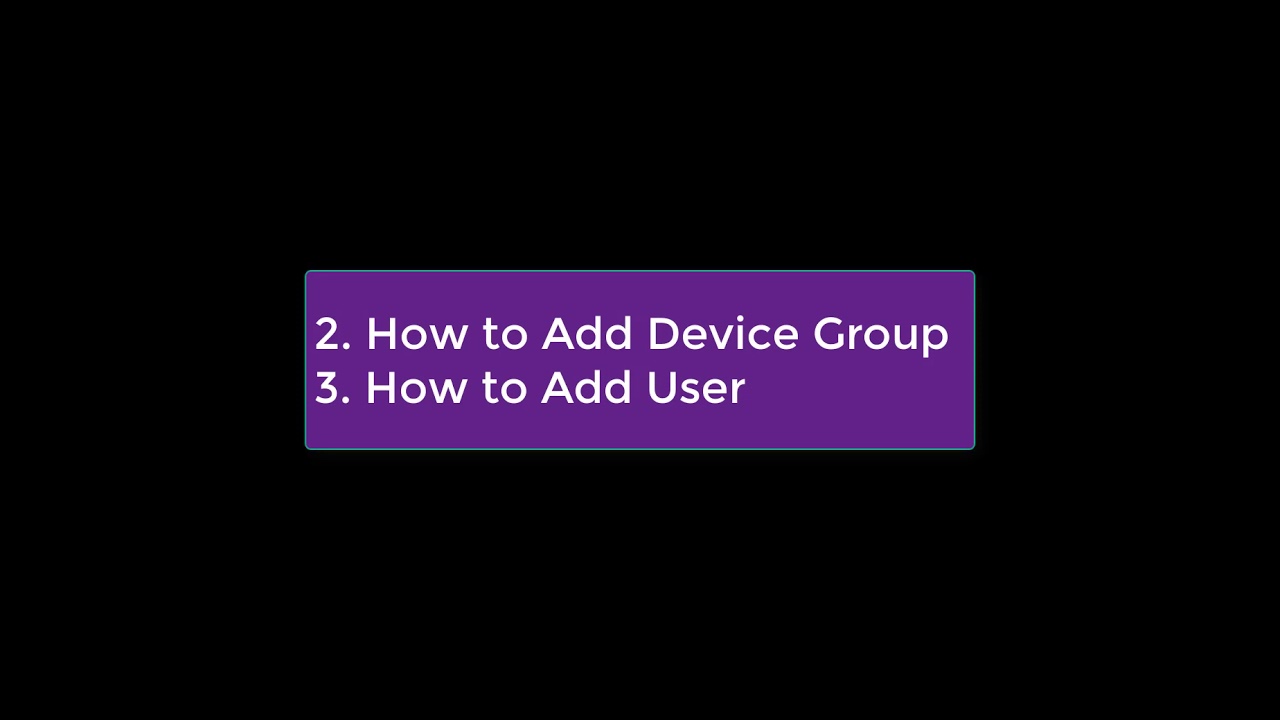 How To Login In To CIC Add Device Group Add Users YouTube