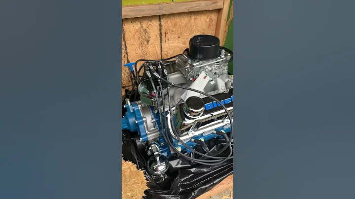Ripping open the crate on the new Blueprint 302 engine for the 1964 1/2 1965 Mustang SBF