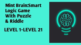MINT BRAIN:SMART LOGIC GAME WITH PUZZLE & RIDDLE. LEVEL 1- LEVEL21... screenshot 5