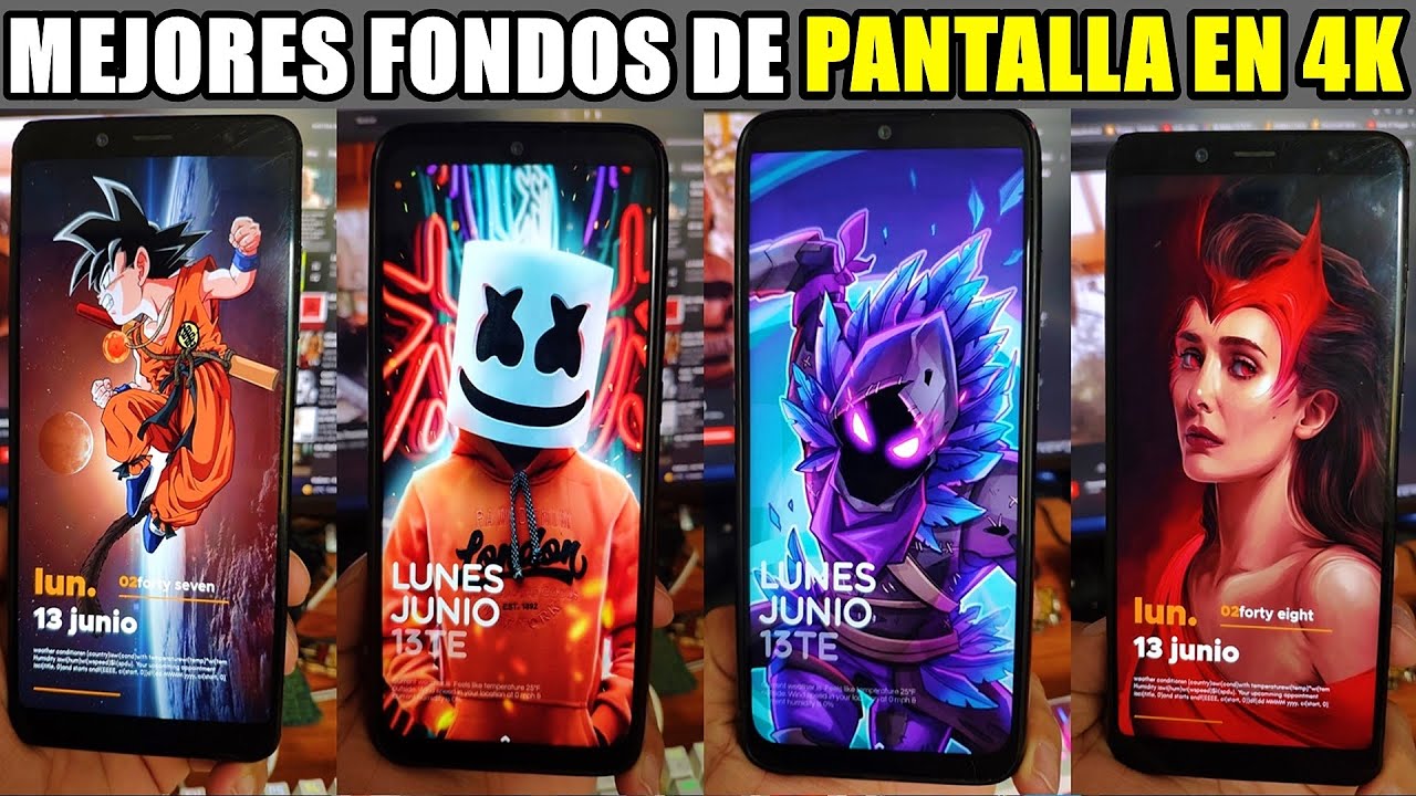 LOS MEJORES FONDOS DE PANTALLA EN 4K ANIMADOS PARA CUALQUIER TELEFONO  ANDROID 2022!!! - YouTube