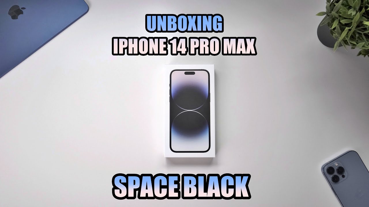 UNBOXING IPHONE 14 PRO MAX SPACE BLACK! - YouTube
