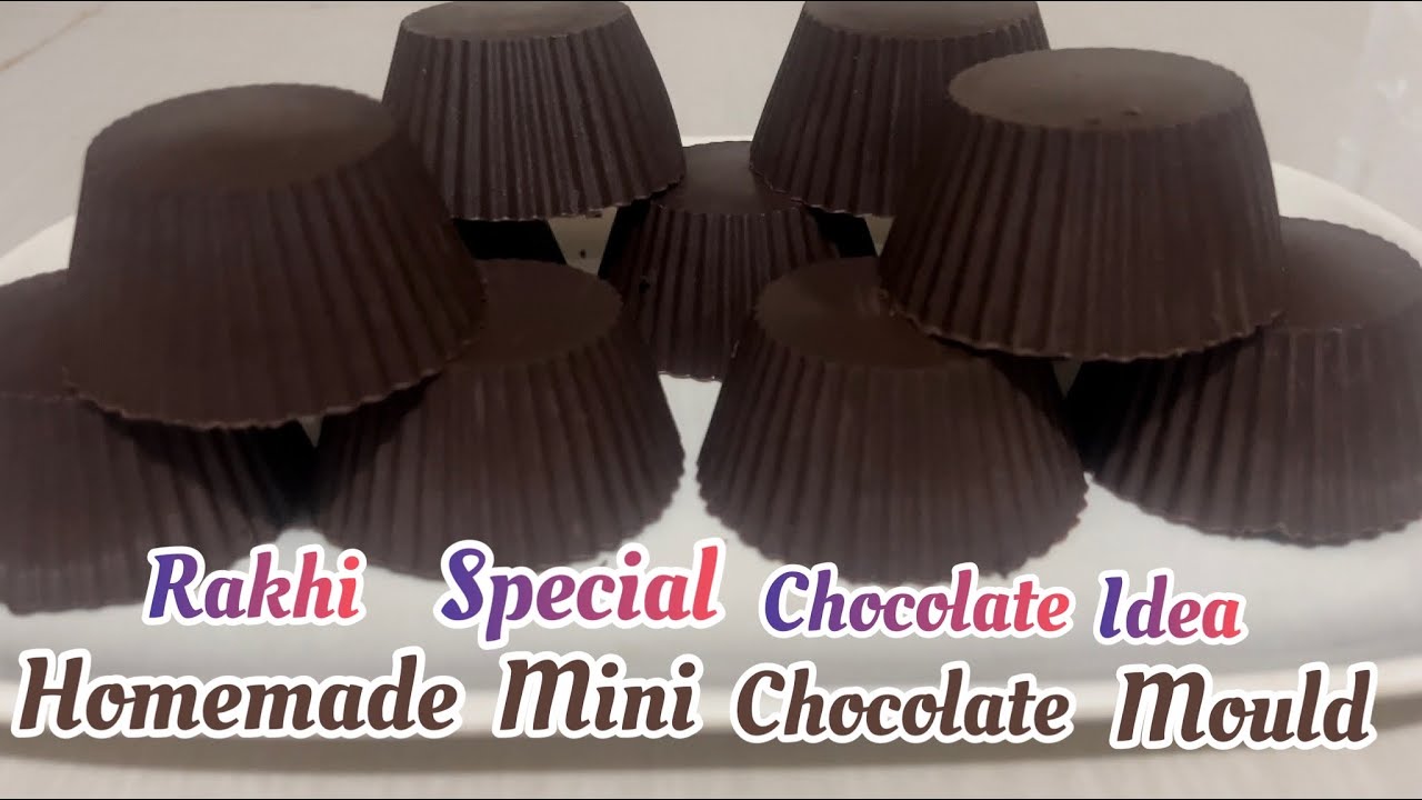 Homemade chocolate Mold/Chocolate Cupcake mold /New decoration idea for rakhi