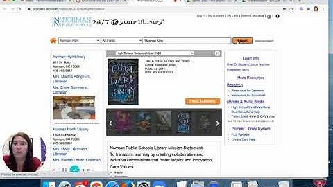 How to place a hold on a library book