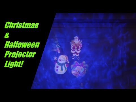 Christmas Halloween Outdoor Projector Light By Lemolifys - YouTube