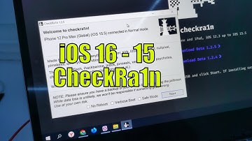 iOS 16 - 15 - 14 CheckRa1n Tool iOS 16.2 Jailbreak!