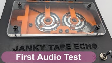 Janky Tape Echo - First Audio Test - Indifferent Engine