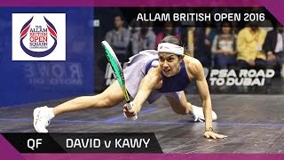 Squash: David v Kawy - Allam British Open 2016 - Women's QF Highlights
