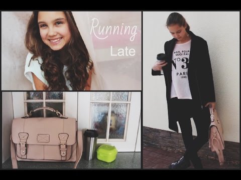 Running late for school ♡ makeup & outfit ideas