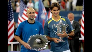 Federer vs Agassi - US Open 2005 Final Full Match