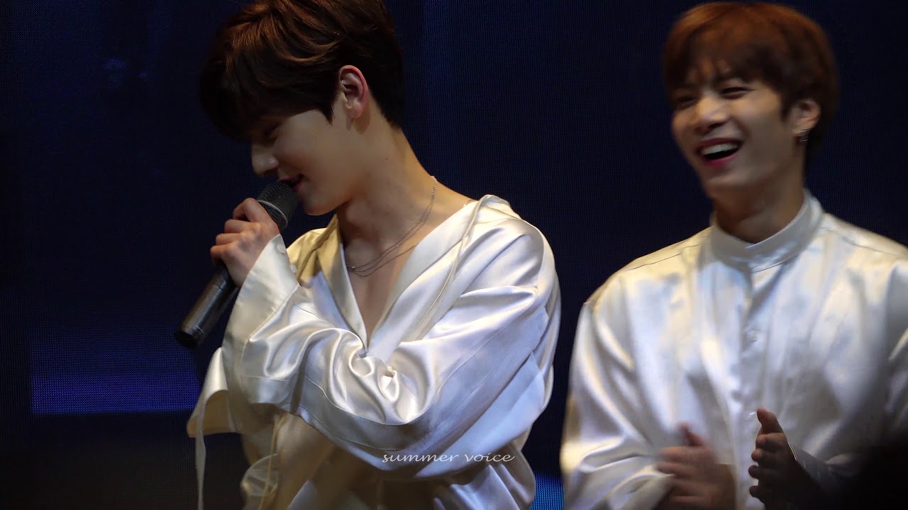 190504 뉴이스트 여의도 그랜드블룸팬싸 민현 종현 focus 인사+포토타임1 cut