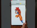 Whats your level  drawing goku super saiyan god 