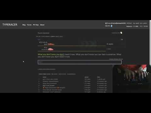 TypeRacer - typing fast again