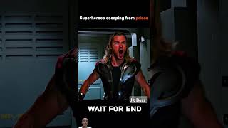 Superheroes escaping from prison💀☠️#shorts#vrialshots