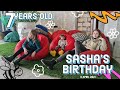 День рождения Саши - 7 лет