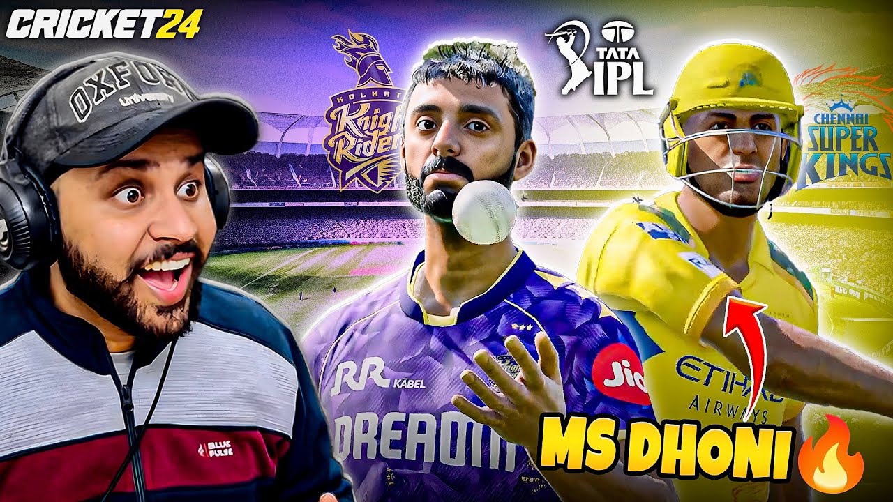 CSK 🆚 KKR - 🔥 IPL 2025 🏆 - Cricket 24 Update - YouTube