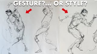 Gesture Drawing versus 