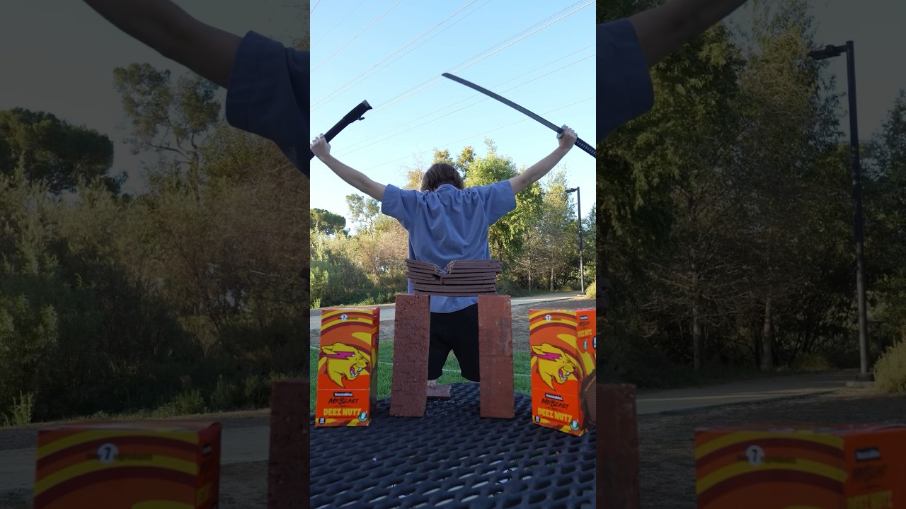 Sword VS Mr Beast?! 😱🍫