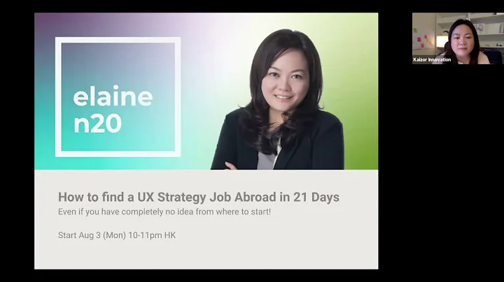 How to find a UX Strategy Job Abroad in 21 Days