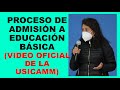 Soy Docente: PROCESO DE ADMISIÓN A EDUCACIÓN BÁSICA (VIDEO OFICIAL DE LA USICAMM)