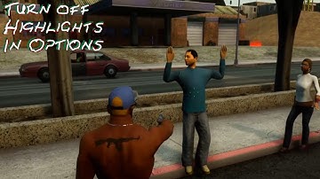 Update turns off highlighted targets in San Andreas Definitive Edition