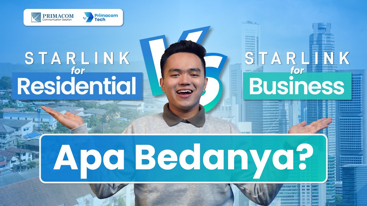 Starlink for Residential vs Starlink for Business | Primacom Tech - YouTube