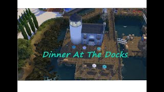 Dinner At The Docks Restaurant Sims 4 Speed Build