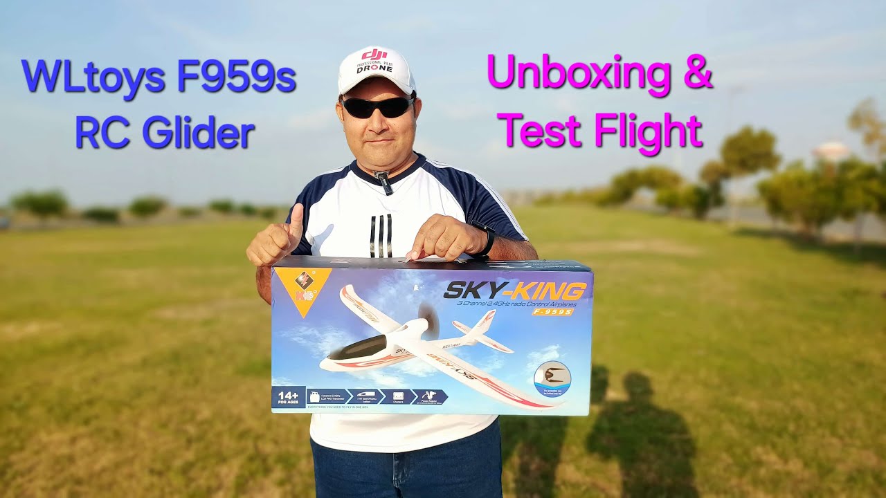 WLtoys F959s RC Glider | RC Plane With Gyro | Unboxing & Flight