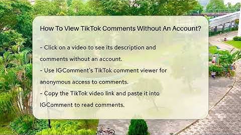 How To View TikTok Comments Without An Account? - Everyday-Networking