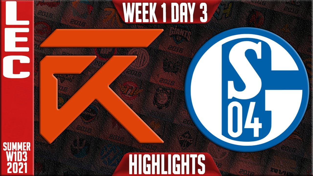 XL vs S04 Highlights | LEC Summer 2021 W1D3 | Excel vs Schalke 04
