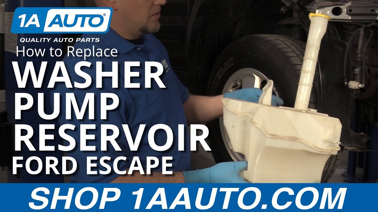 How to Replace Windshield Washer Reservoir 2007-12 Ford Escape | 1A Auto