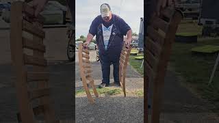 Dougster demonstrate How to operate 2 pc Adirondack chair #Nonamenationals #woodworking #woodchair