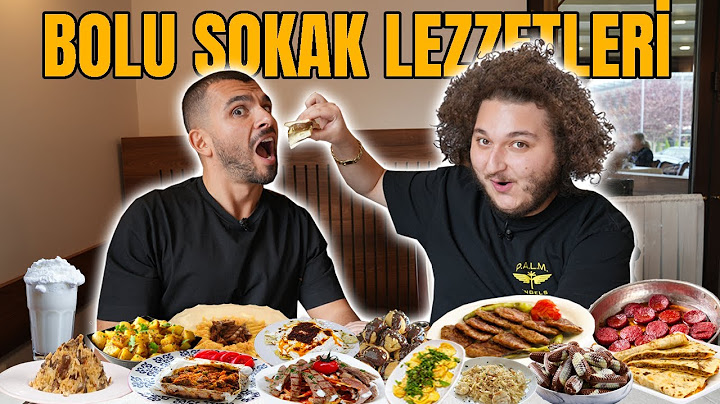 BOLU SOKAK LEZZETLERİNİ DENEDİK ! w/@bicimali